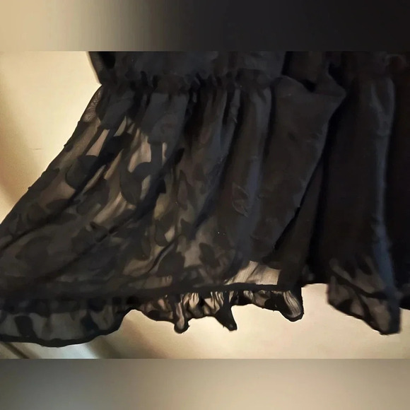 Whimsy goth lace balloon sleeve dress whimsigoth fairycore cottagecore - Picture 9 of 9